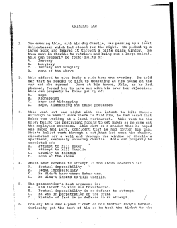 CRIMINAL LAW large rock and heaved it through a plate glass