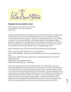 Smyrna - Set Apart Ministries