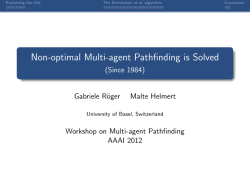 Non-optimal Multi-agent Pathfinding is Solved
