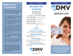 Nevada LIVE Brochure for Agent
