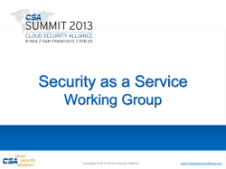 guidance - Cloud Security Alliance