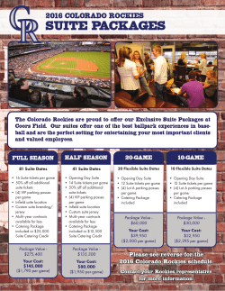 FULL SEASON HALF SEASON 20-GAME 10