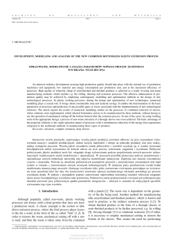 Development, modelling and analysis of the new combined
