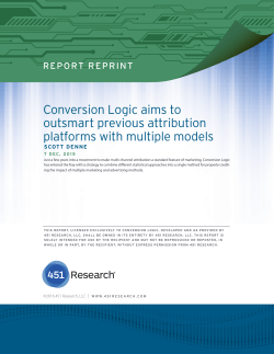 Conversion Logic aims to outsmart previous attribution platforms