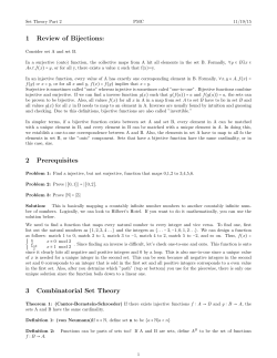 2 Prerequisites 3 Combinatorial Set Theory