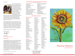 Annual Report 2013 - Housing Plus Solutions