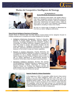 e-Brochure - Introduction to Aurora WDC