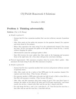 CS/Ph120 Homework 8 Solutions