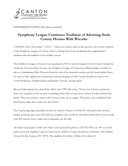 Symphony League Continues Tradition of Adorning Stark County