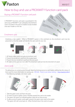 How to buy and use a PROXIMITY function card pack
