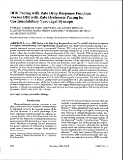 DDD Pacing with Rate Drop Response Function