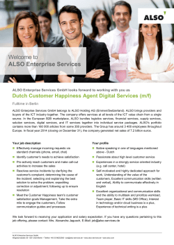 Dutch Customer Happiness Agent Digital Services