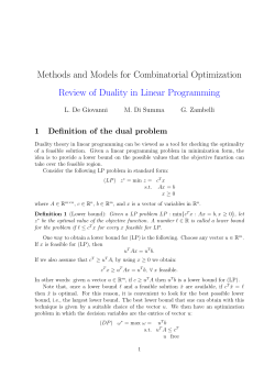 Methods and Models for Combinatorial Optimization