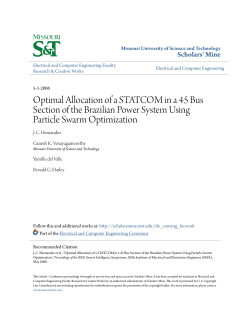 Optimal Allocation of a STATCOM in a 45 Bus