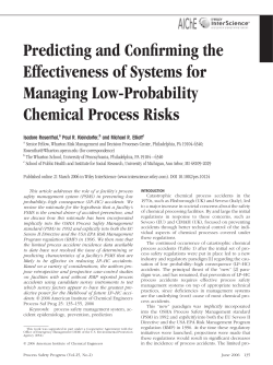 Predicting and confirming the effectiveness of systems