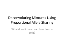 Proportionate Allele Sharing