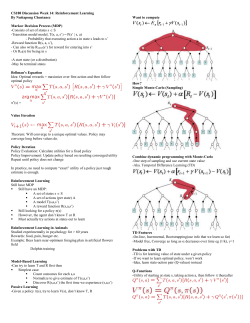 Reinforcement Learning - Inst.eecs.berkeley.edu