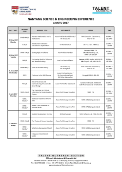 NRP Symposium - Instructions to NRP Participants (7 Feb 2011)