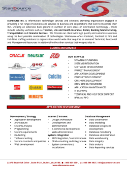 Slide 1 - StanSource Inc.