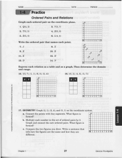 Ordered Pairs and Relatrons