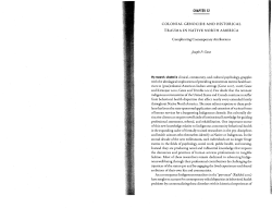 (2014). &ldquo;Colonial genocide and historical trauma in