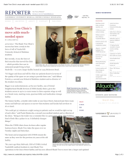 Shade Tree Clinic`s move adds much