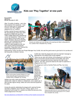 Kids can `Play Together` at new park