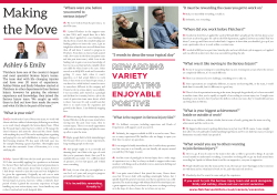 Making the Move &ndash; Interview