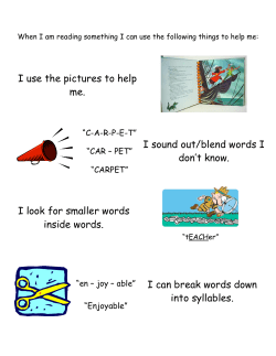 Reading Strategies