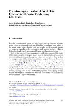 Consistent Approximation of Local Flow Behavior for 2D