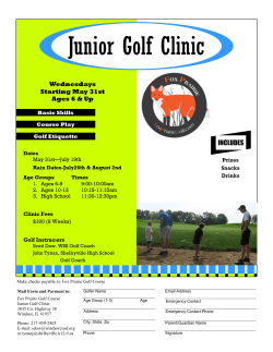 Junior Golf Clinic