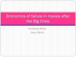 Economics of failure in movies after the Big Crisis