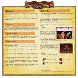 Introduction Components Object of the Game Getting Started On