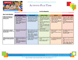 activity: play time - Brookes Publishing Co.
