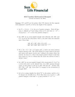 Exam - Canadian Mathematical Society