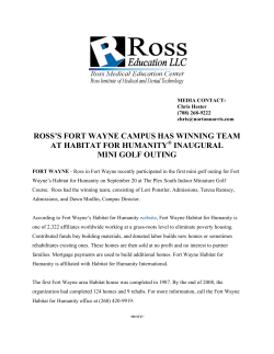 ROSS`S FORT WAYNE CAMPUS HAS WINNING TEAM AT