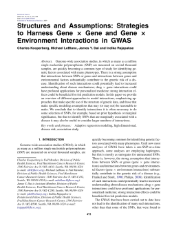 Structures and Assumptions: Strategiesto