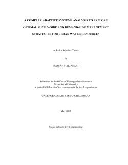 a complex adaptive systems analysis to explore