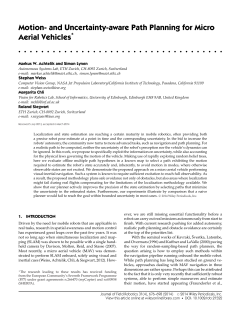 Motion and Uncertaintyaware Path Planning for Micro