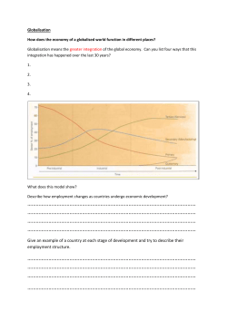Globalisation Revision Booklet