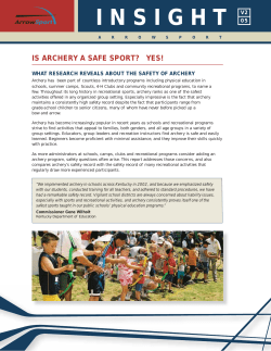 Arrow Sport`s Safety Report
