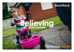 Our strategy. 2016-20 in the possible