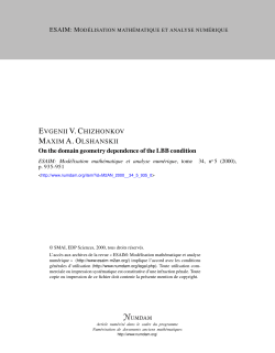On the domain geometry dependence of the LBB condition