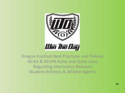 Oregon Football Best Practices and Policies NCAA