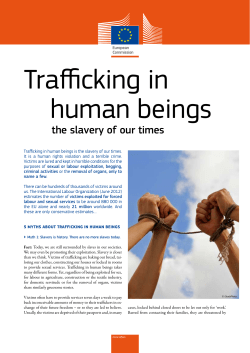 Trafficking in human beings - European Commission