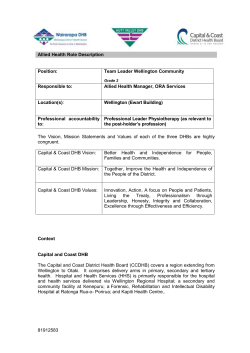 Team Leader RD - Capital Health Careers