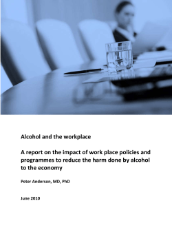 Alcohol and the workplace