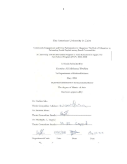 Index Introduction Chapter 1- Education for Democracy and Social