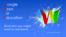 Google Apps for Education PowerPoint