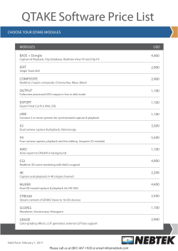 QTAKESoftware Price List
